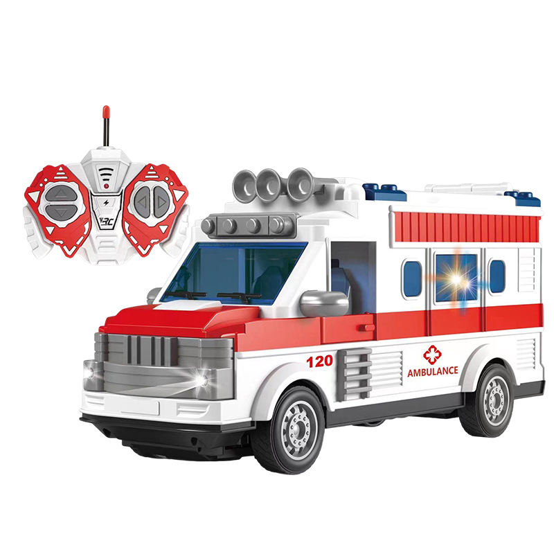 1:30 Scale Rc Escort Car Model Children Plastic