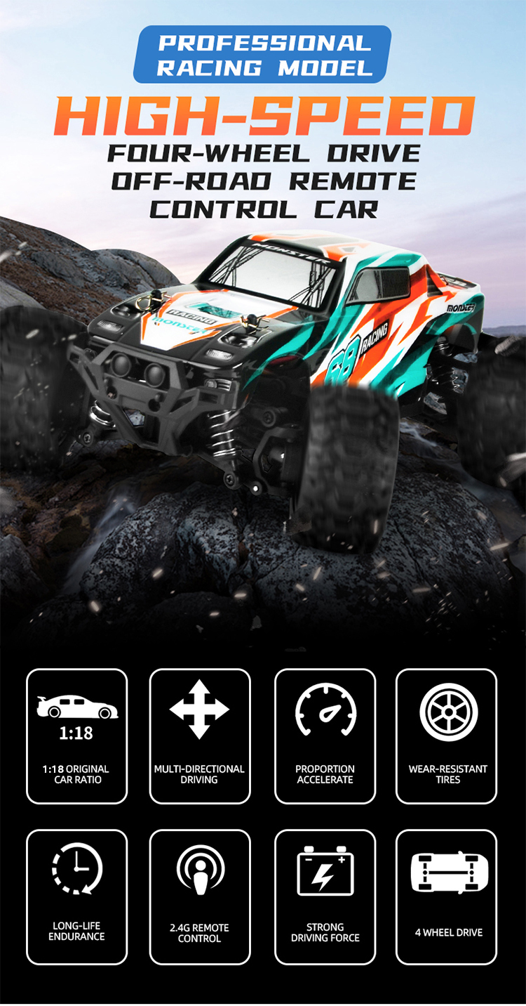 hraðskreiður fjarstýrður bíll (1)