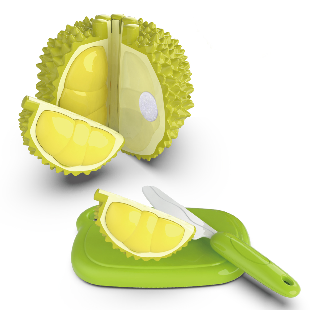 durian cutting play set
