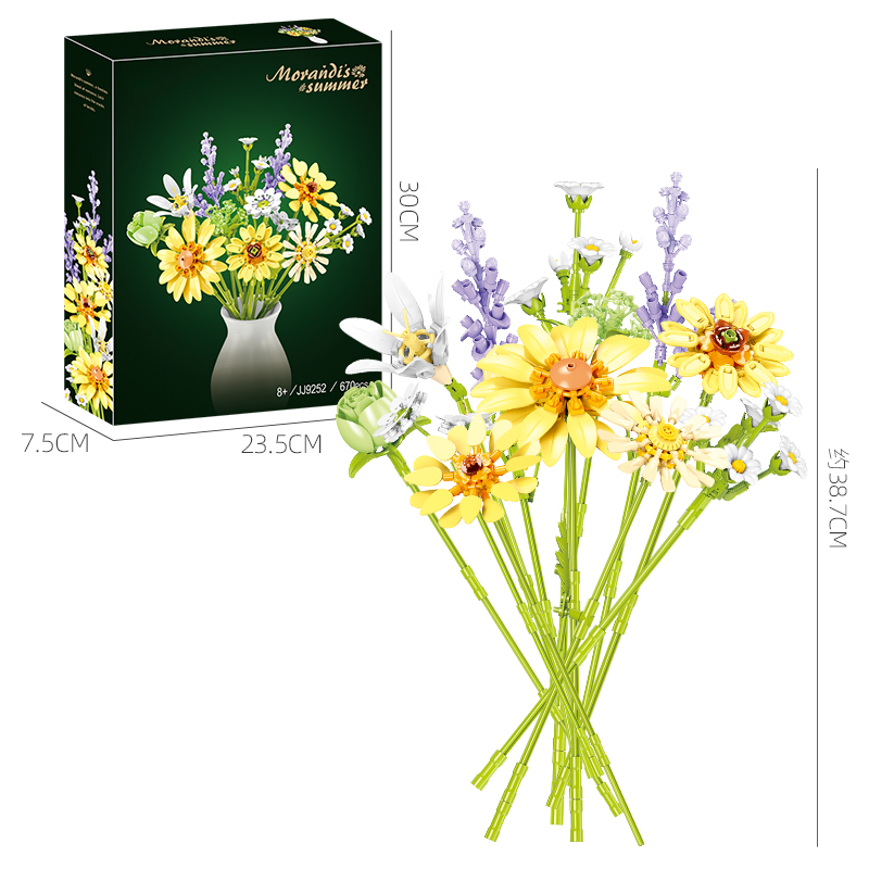 flower building bricks