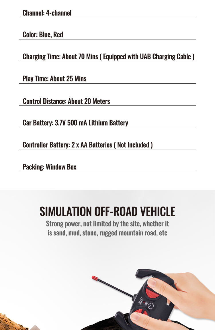 Rafstýrð utanvegabíll (2)