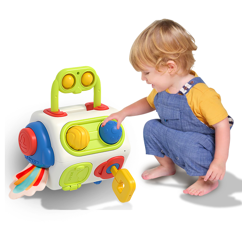 Magnetic Dinosaur Toys Partner - Montessori Sensory Cube