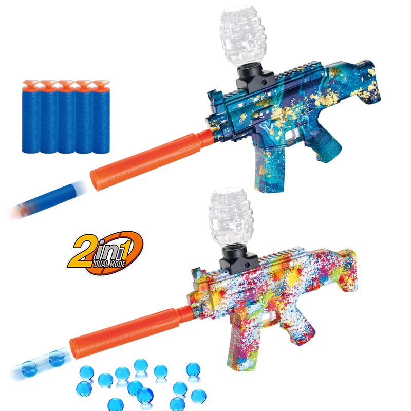 Magnetic Dinosaur Toys Partner - Water Beads Blaster Gun