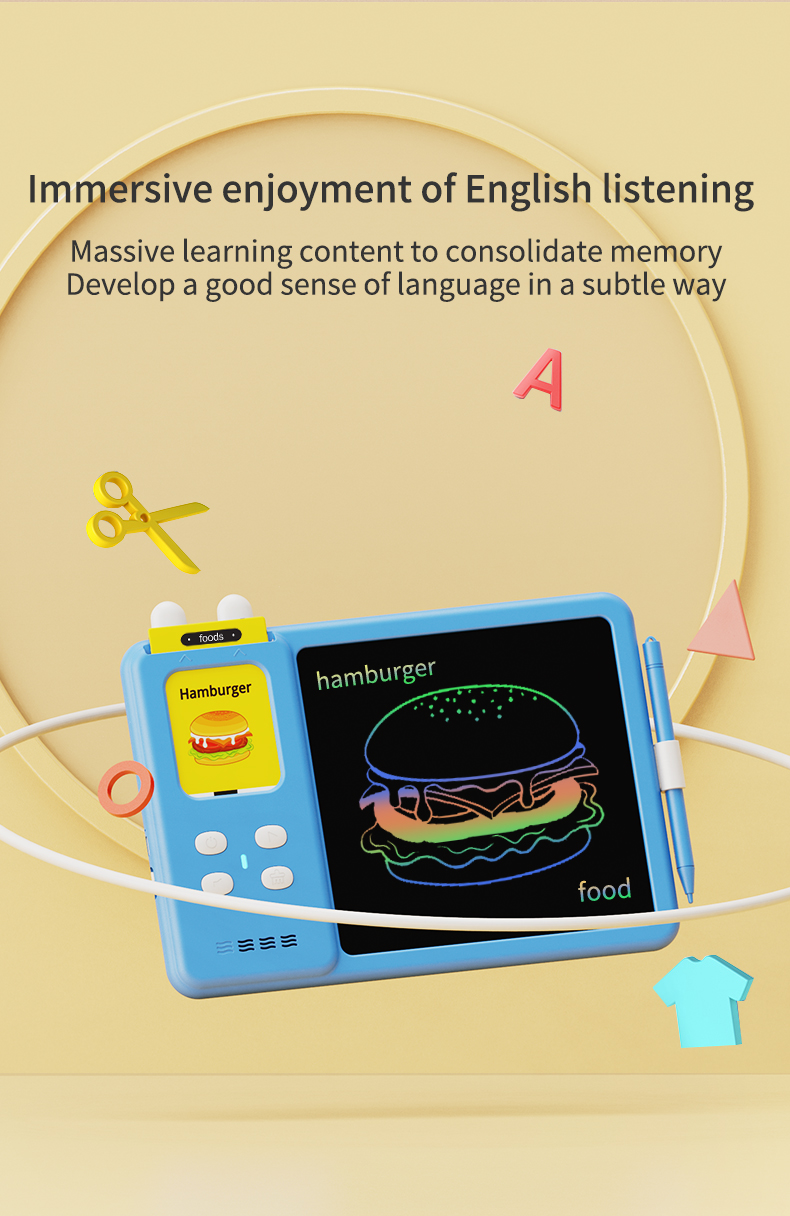 Talking flash card LCD drawing tablet (10)