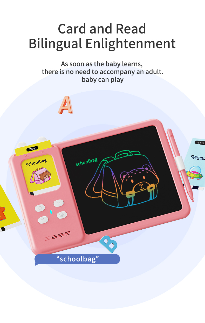 Talking flash card LCD drawing tablet (3)