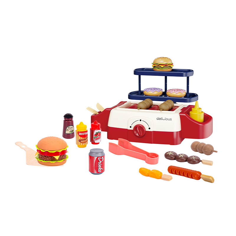 Magnetic Dinosaur Toys Partner - BBQ Grill Set