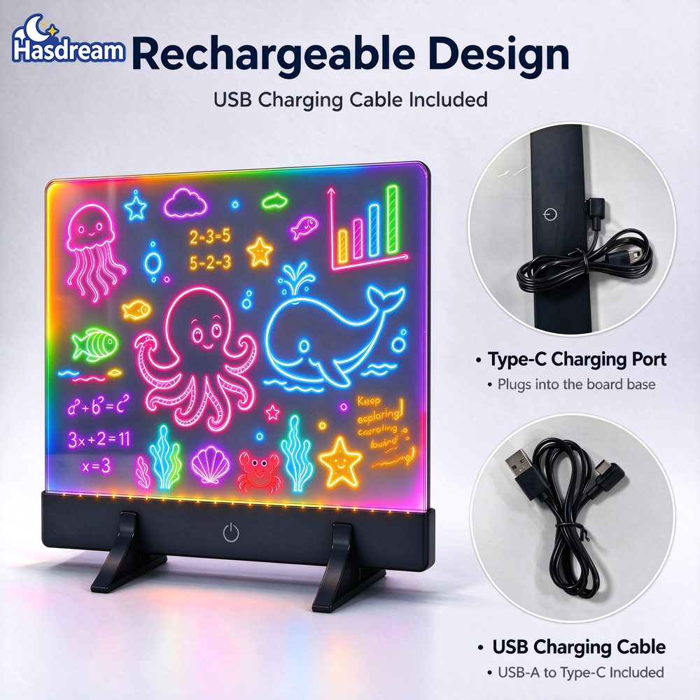 rechargeable drawing tablet