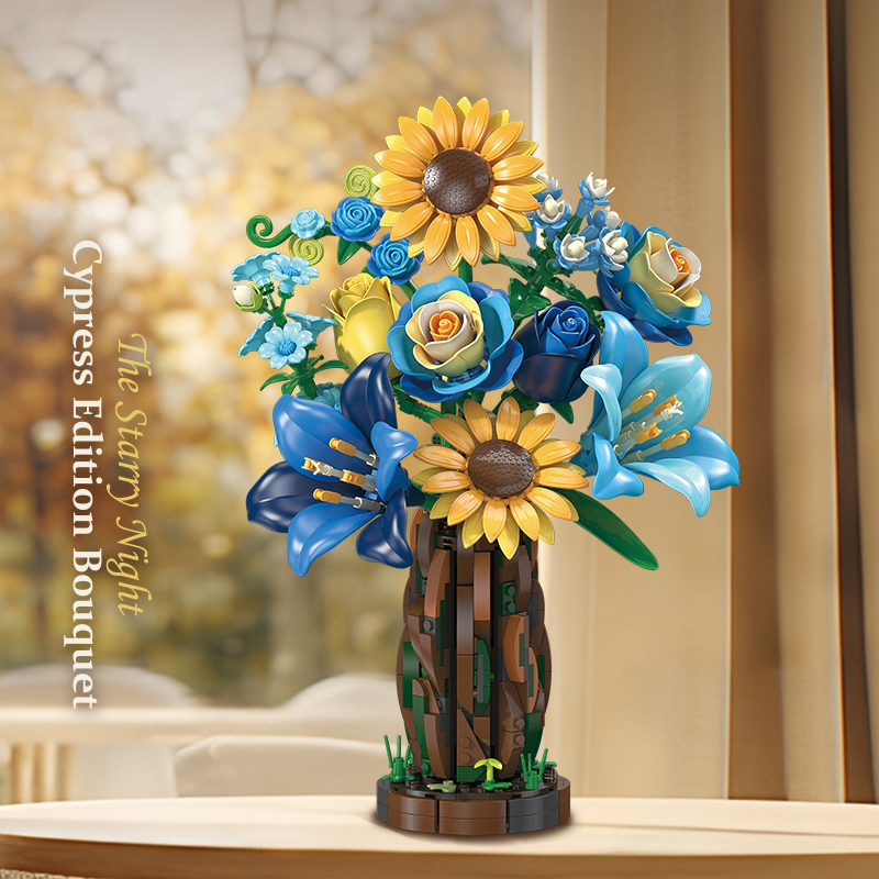 blue tone bouquet